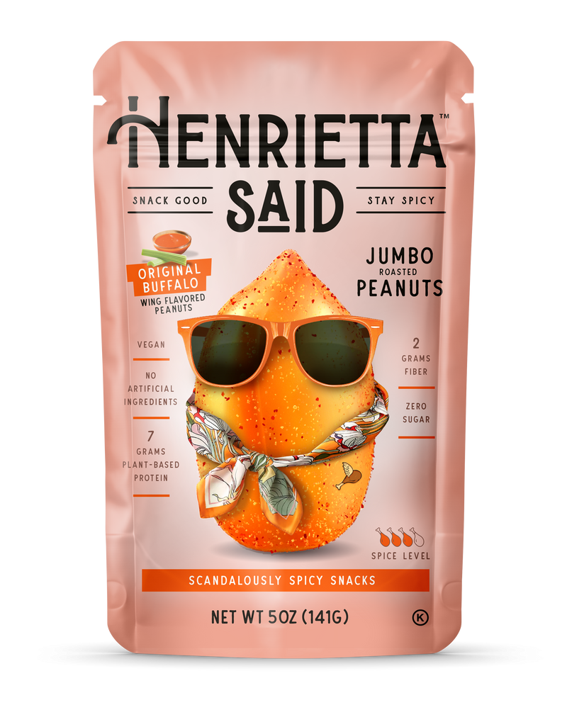 Henrietta Said Jumbo Roasted Peanuts - Scandalously Spicy!