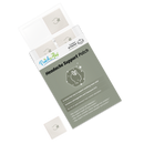 A package of PatchAid Headache Support Patches is shown, featuring a green label with text about its benefits, alongside a patch, emphasizing its natural ingredients for headache relief.