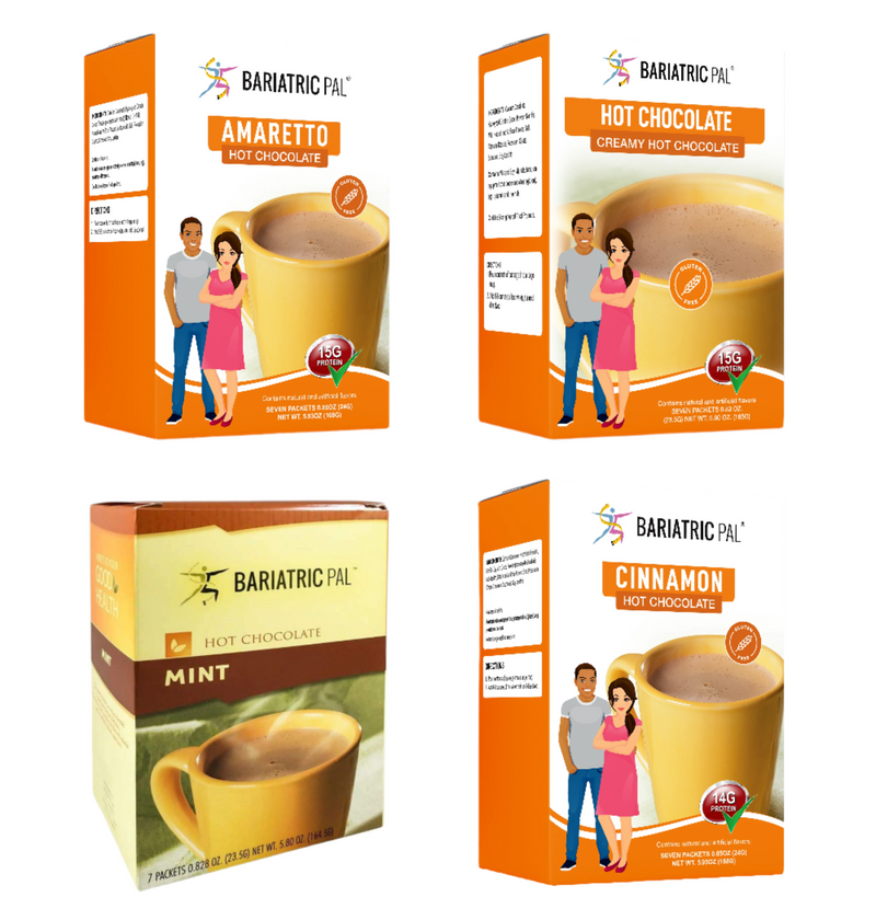 BariatricPal Hot Chocolate Protein Drink - Jumbo Variety Pack