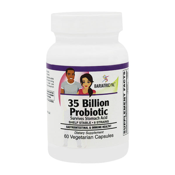 Prebiotic & Probiotic 35 Billion CFU Gastrointestinal & Immune Health Capsules by BariatricPal