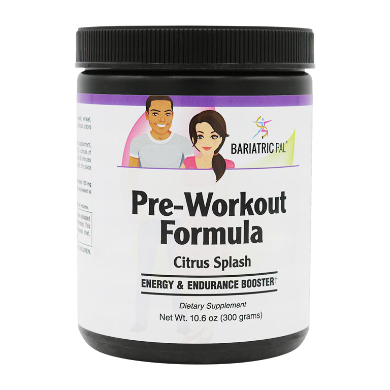 Fast-acting Pre-Workout Formula by BariatricPal (Citrus Splash)- Energy & Endurance Booster