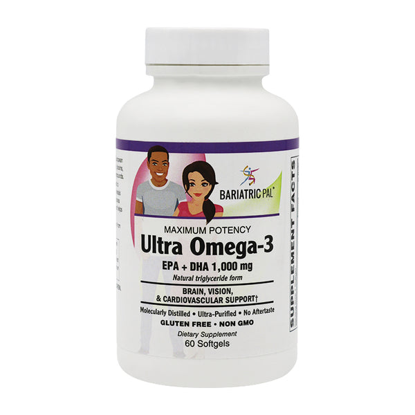 Ultra Omega-3 Softgel by BariatricPal - Powerful & No Aftertaste!