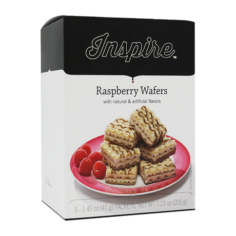 Gaufrettes protéinées Inspire Square de Bariatric Eating - Framboise