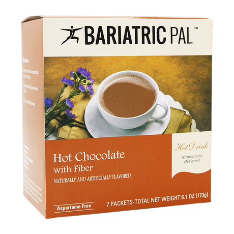 BariatricPal Boisson Chaude Protéinée 15g - Chocolat Chaud avec Fibres (Sans Aspartame)