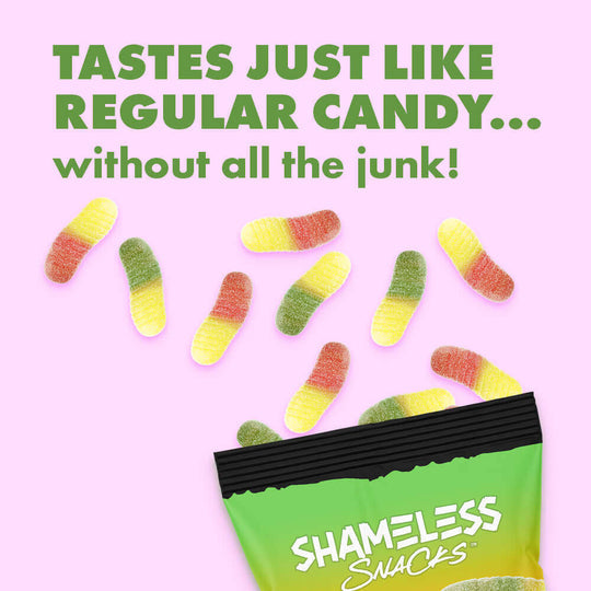 Gummy Candy by Shameless Snacks - Super Wild Worms