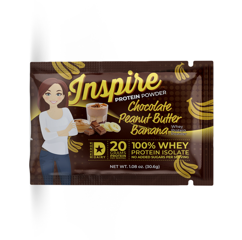 Inspire Chocolate Peanut Butter Banana Protein Powder by Bariatric Eating