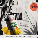 Inspire + Collagen Protein Shot with 30grams of protein in a 3-fluid-ounce bottle.