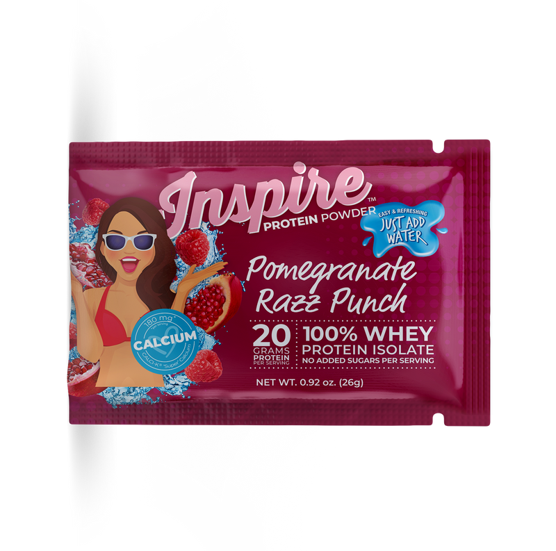 Inspire Pomegranate Razz Punch Protein Powder by Bariatric Eating