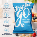 Vanilla Honey Marshmallow Cereal with 18 grams of protein per serving and zero added sugar.