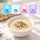 Inspire Protein Cream of Mushroom Soup.  Just add water.