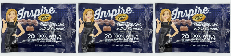 Inspire Milk Chocolate Salted Caramel Protein Powder by Bariatric Eating