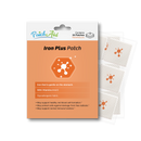 PatchAid Iron Plus Patches with gentle iron and vitamins A and C. Contains 30 hypoallergenic patches.