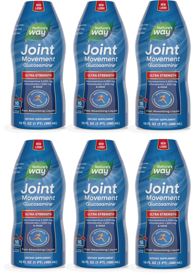 Nature's Way Joint Movement Glucosamine and Chondroitin Liquid - Berry Flavor by Wellesse - Exclusive Offer at $16.79 on Netrition Nature's Way Joint Movement Glucosamine and Chondroitin Liquid - Berry Flavor by Wellesse - Exclusive Offer at $16.79 on Netrition