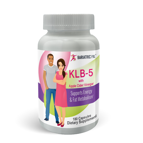 KLB-5 con Vinagre de Sidra de Manzana de BariatricPal - Suministro para 30 días