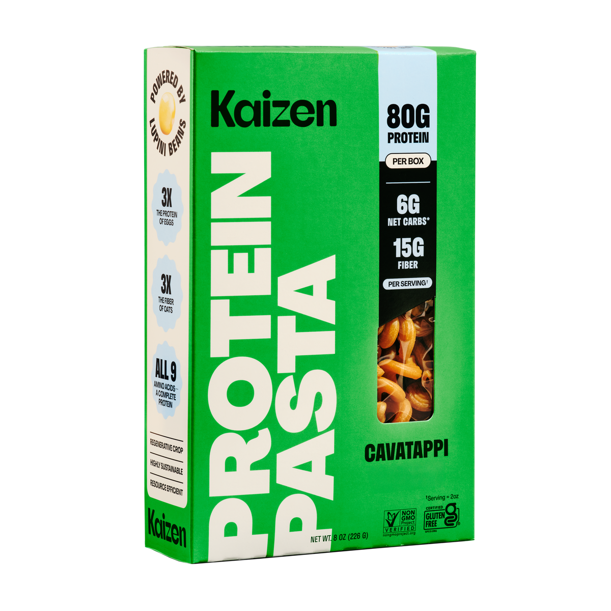 Kaizen Food Company Low Carb Plant Based Pasta 8 oz (226g) by