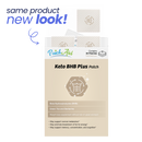 Keto BHB Plus Patch packaging with 'Patch Aid' - same product, new look.