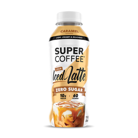 Super Coffee Lean Iced Latte, 355 ml - Caramel / 1 Bouteille