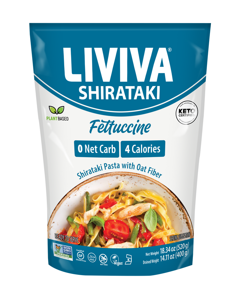 Liviva Organic Shirataki Pasta with Oat Fiber, 18.34 oz