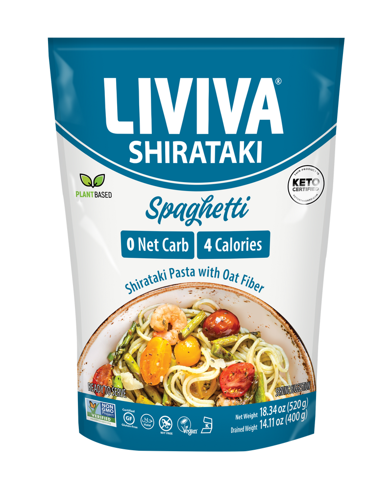 Liviva Organic Shirataki Pasta with Oat Fiber, 18.34 oz