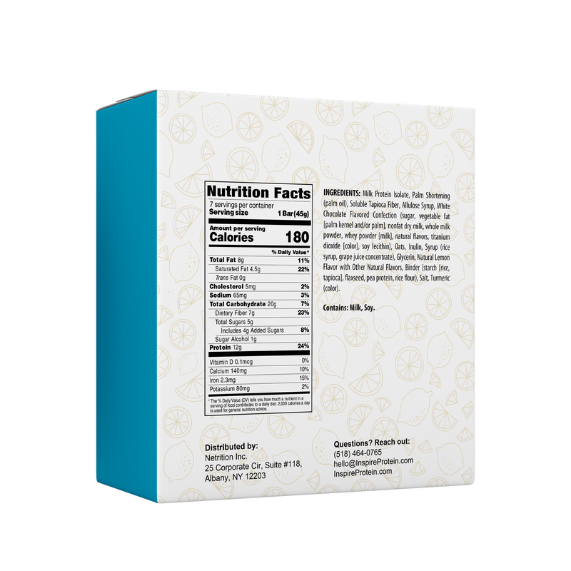 Inspire High Protein Bars by Bariatric Eating