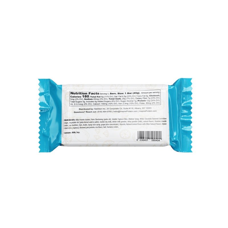 Inspire High Protein Bars by Bariatric Eating