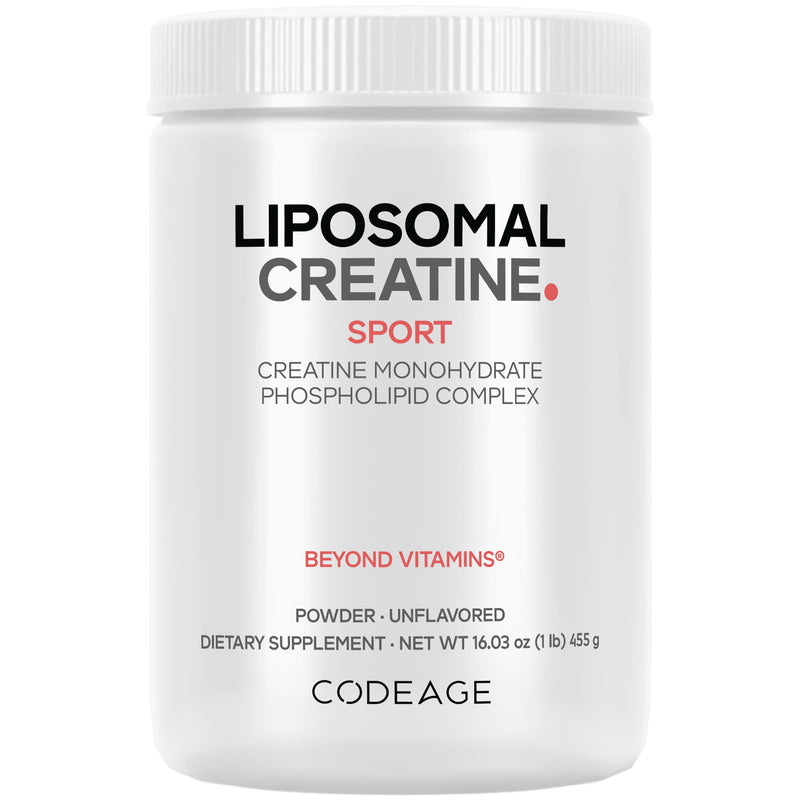 Liposomal Creatine Monohydrate Powder 5000 mg - Micronized Creatine Supplement by Codeage