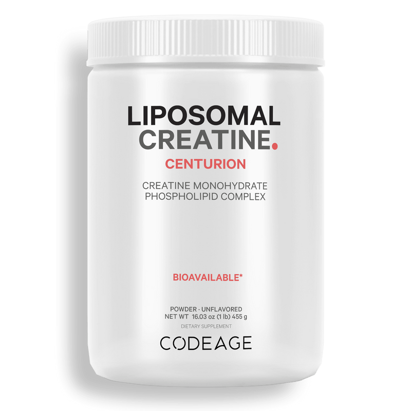 Liposomal Creatine Monohydrate Powder 5000 mg - Micronized Creatine Supplement by Codeage