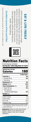 Liviva Low Carb + High Protein Pasta 225g (8oz)