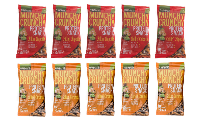 Munchy Crunchy Protein Snack - 2-Flavor Variety Pack