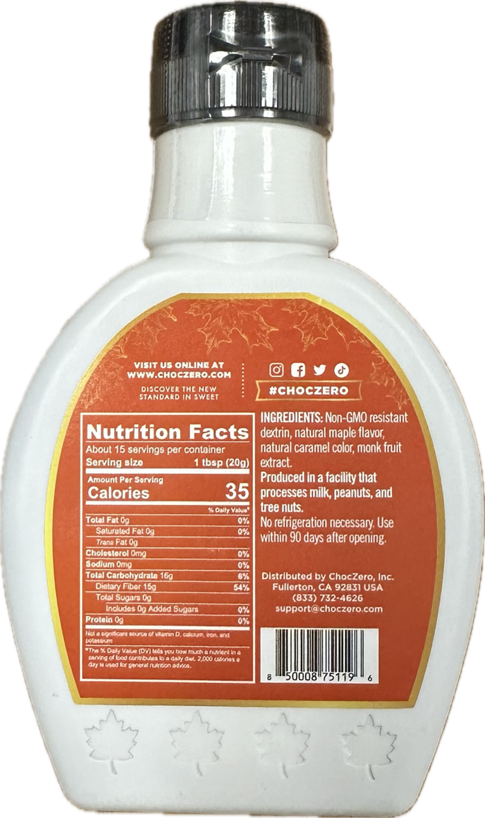 ChocZero Sugar Free Syrup by ChocZero - Exclusive Offer at $8.19