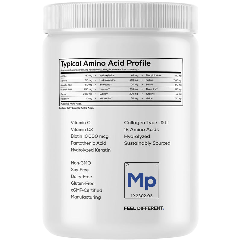 Wild-Caught Marine Collagen Peptides Powder Platinum by Codeage
