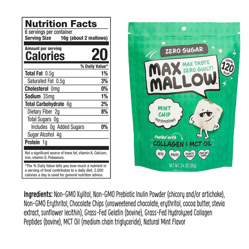 Know Brainer Foods Max Mallow Sugar Free Marshmallows