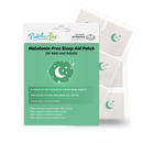 PatchAid Melatonin-Free Sleep Aid Patch for kids and adults with chamomile and lemon balm for natural sleep support. Contains 30 patches.