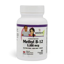 Bottle of BariatricPal's Coenzymated 5,000mcg Methyl B-12 (60) Chewable Tablets, 5,000 mcg, 