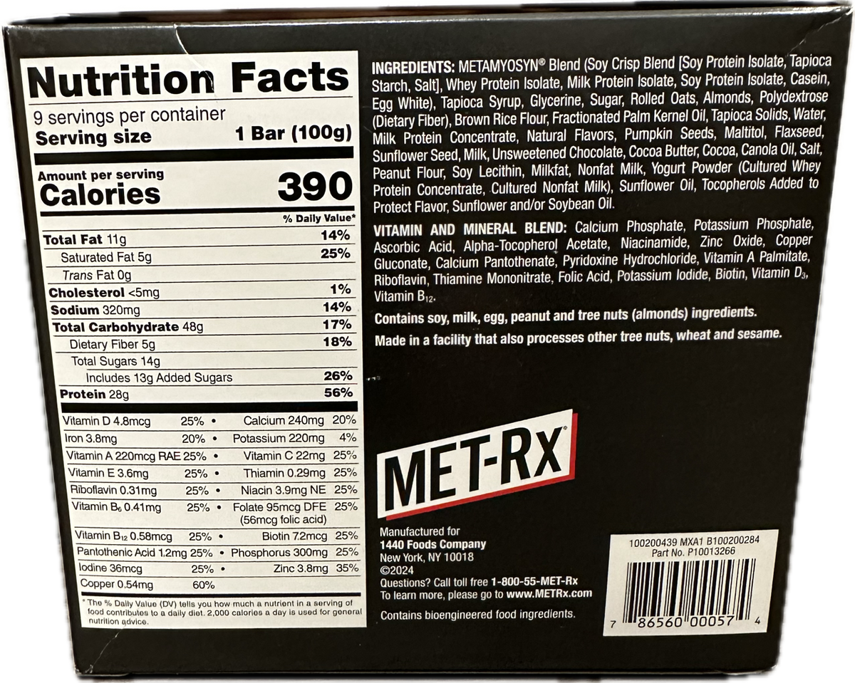 MET-Rx BIG 100 Food Bars by MET-Rx - Exclusive Offer at $23.99 on