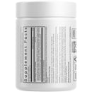 A white supplement container displays the "Supplement Facts" label, detailing ingredients and nutritional information for a collagen protein complex.