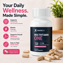 BariatricPal Multivitamin ONE Iron-Free with 90 fast-dissolving veggie capsules. Take one capsule per day.