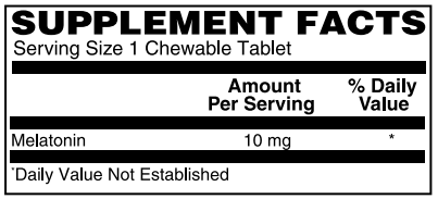 BariatricPal High Potency 10mg Melatonin Chewable - Mixed Berry