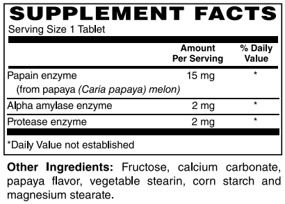 Papaya Enzyme Chewable by BariatricPal