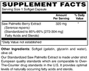 Saw Palmetto 320mg Softgel by Netrition (CLEARANCE: Best by October 30, 2025)