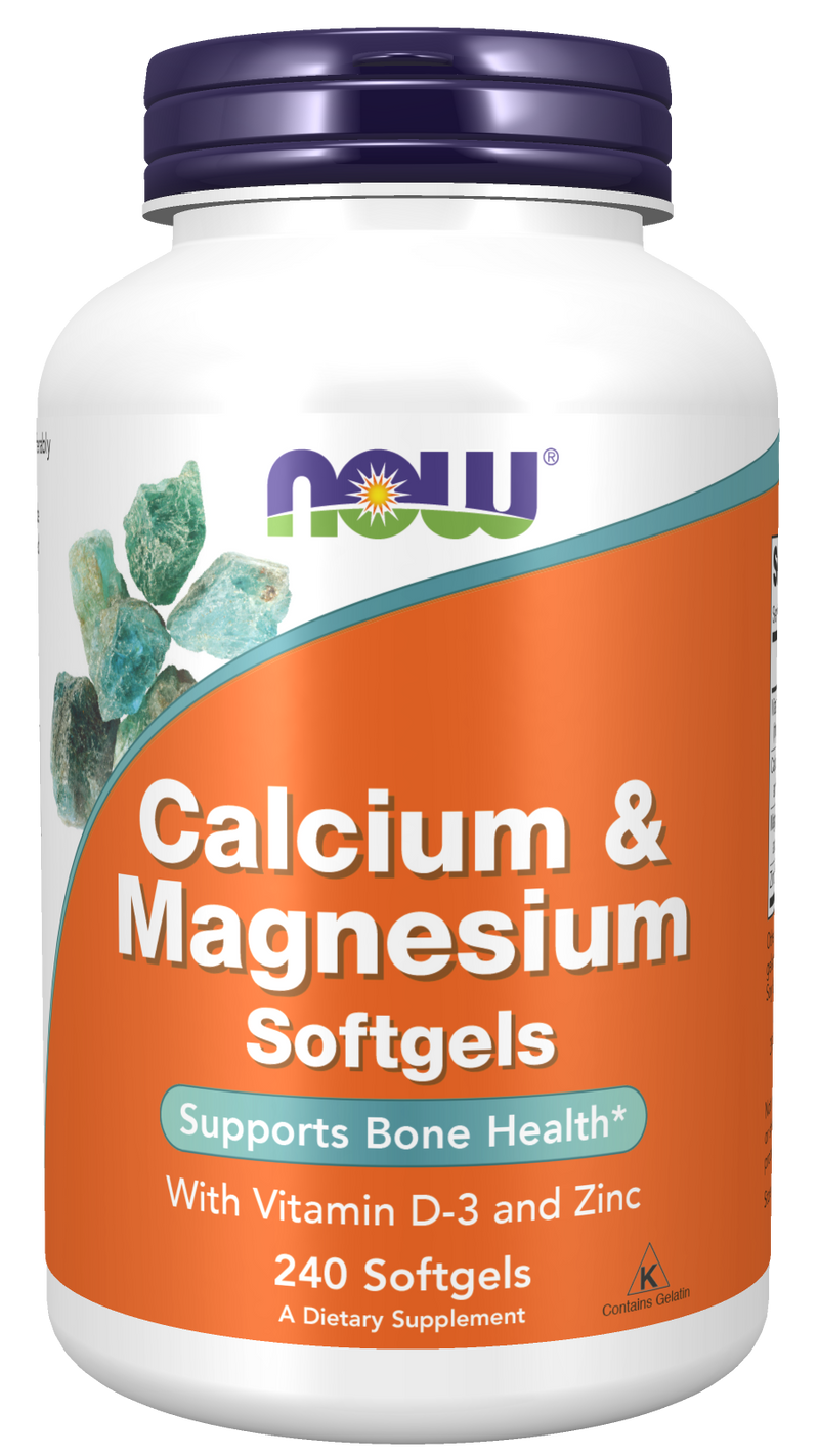 NOW Calcium & Magnesium with Vit D and Zinc