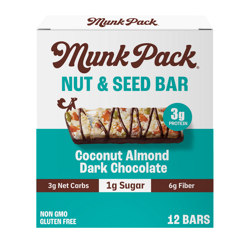 Munk Pack Keto Nut & Seed Bar, 12 Bars