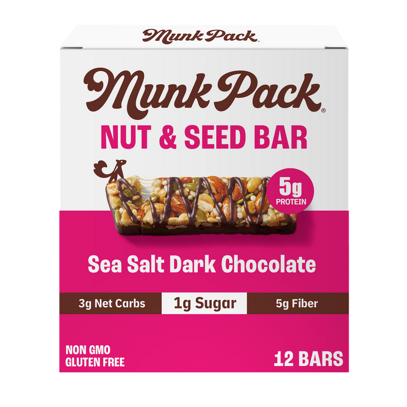 Munk Pack Keto Nut & Seed Bar, 12 Bars