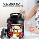Nature’s Research Whey Protein delivers 24g of protein for 120 calories per scoop, with just 3g of carbs and 1g of sugar.