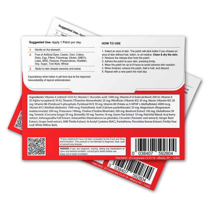 Hangover Plus Vitamin Patch by PatchAid