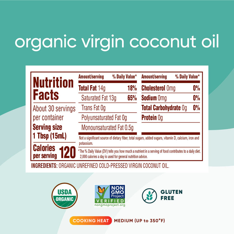 Nutiva Coconut Oil, Virgin, Organic