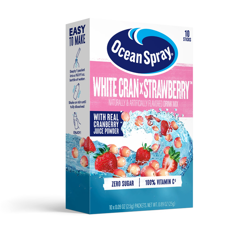 Ocean Spray Zero Sugar Drink Mix, 10 packets