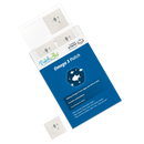 A box of Omega 3 patches featuring a blue design, displaying fish illustrations and text highlighting benefits, with several patches visible inside the packaging.