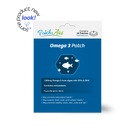 Omega 3 Patches with 1,300 mg of algae-sourced omega-3s, including EPA and DHA. Contains 30 hypoallergenic patches.