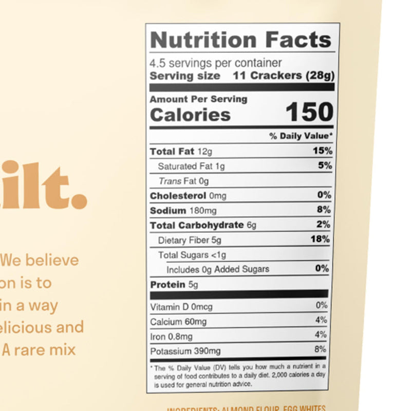 Almond Flour Crackers by Real Phat Foods (4.5 oz)